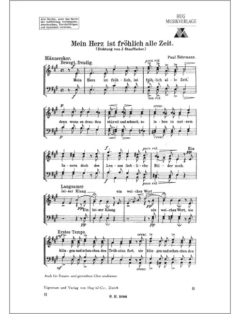 Mein Herz ist fröhlich